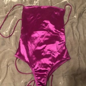 MOTELROCKS KOZA BODICE - VIOLET